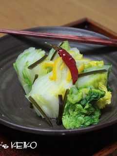【農家のレシピ】白菜の漬物-レシピのメイン写真