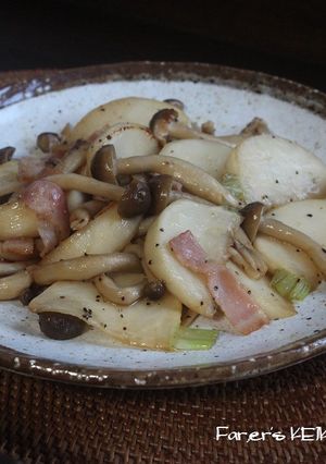 かぶとしめじ、ベーコンの酒蒸し-レシピのメイン写真
