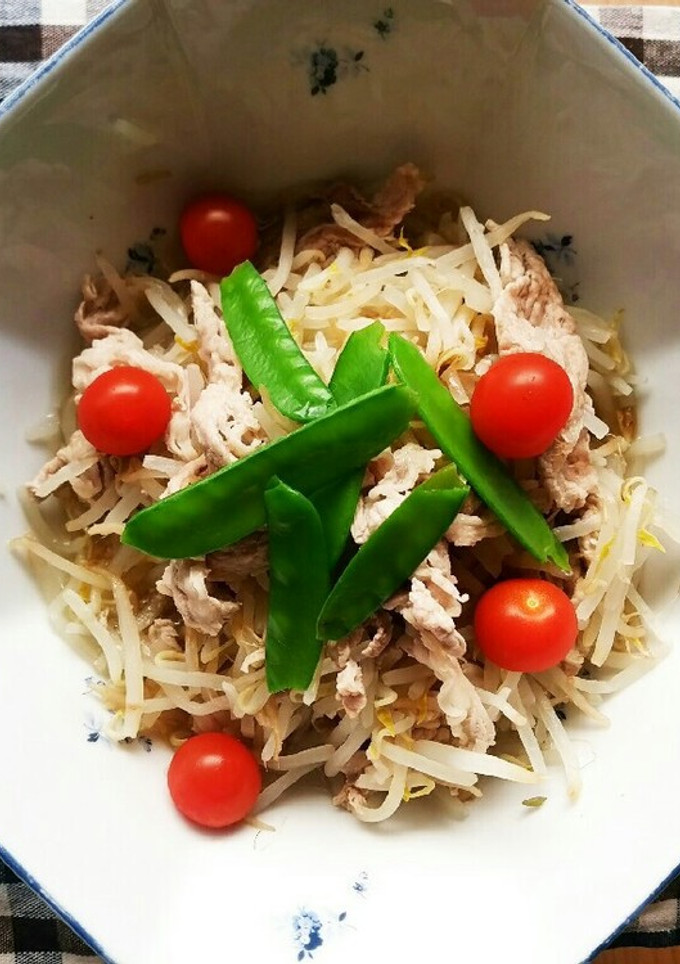 もやしと豚肉の蒸しなべ-レシピのメイン写真