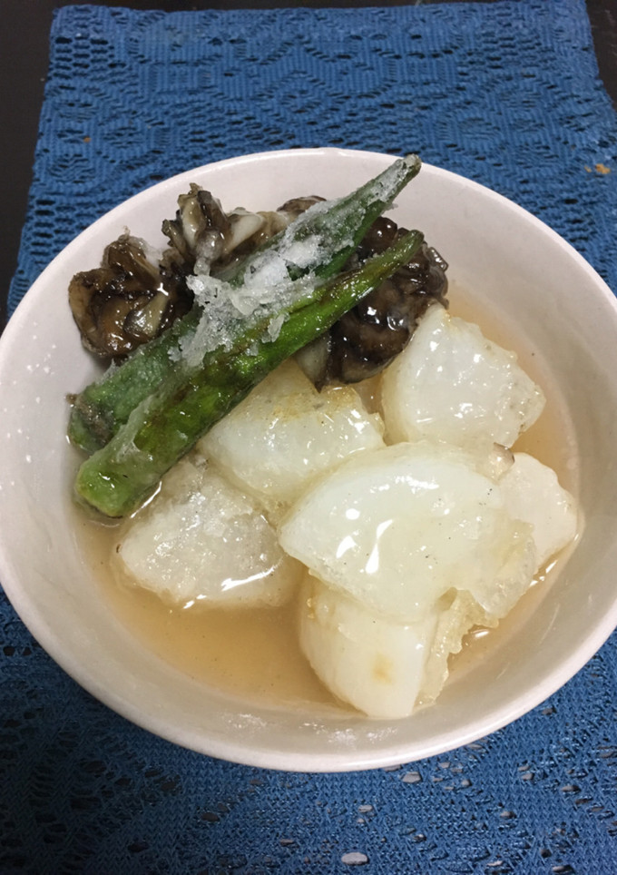 大根とオクラと舞茸の餡掛け♪しつこくない-レシピのメイン写真