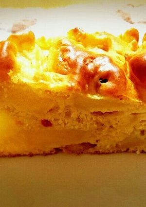 ボケた林檎でしっとり♪ＨＭ簡単ケーキ-レシピのメイン写真