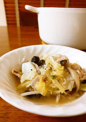 豚バラとキャベツのバター煮-レシピのメイン写真