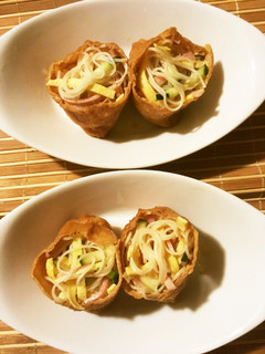ゆず風味のそうめんサラダ稲荷-レシピのメイン写真