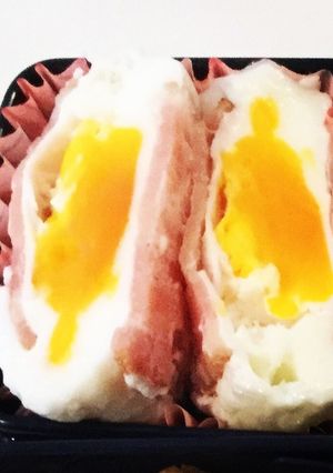 たまご、ベーコン、レンジでチン!-レシピのメイン写真