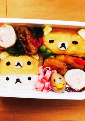 リラックマ♡キャラ弁-レシピのメイン写真