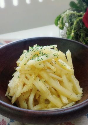 千切りおじゃがのバターチーズ炒め-レシピのメイン写真