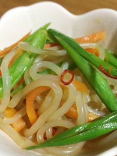 インゲンのきんぴら-レシピのメイン写真
