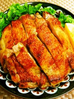 簡単!皮パリッパリ♡レモンハーブチキン-レシピのメイン写真
