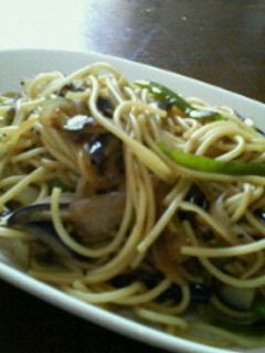 なすの和風スパゲッティ-レシピのメイン写真