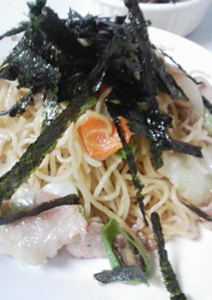 おいしぃヨ！我が家の焼きそば-レシピのメイン写真