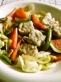 焼売と野菜の蒸し焼き フライパンで-レシピのメイン写真