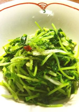 青菜の炒めもの　豆苗-レシピのメイン写真