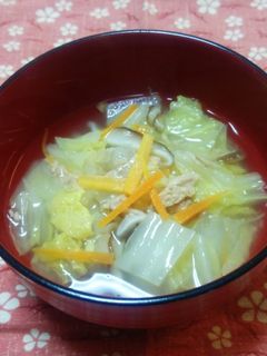 白菜とろけるスープ-レシピのメイン写真