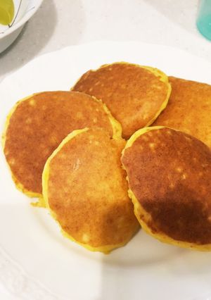 離乳食ホットケーキ 牛乳アレルギー-レシピのメイン写真