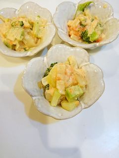 ブロッコリーの温サラダ-レシピのメイン写真