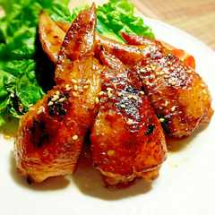 รูปของ 骨取りで食べやすい!手羽先の蜂蜜照り焼き