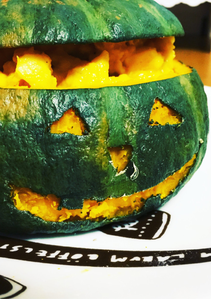 ハロウィン☆さつまいもとかぼちゃのサラダ-レシピのメイン写真
