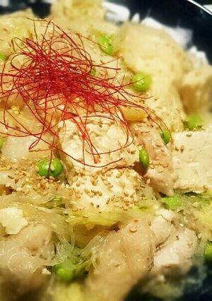 シャキシャキ白菜と春雨の和風炒め-レシピのメイン写真