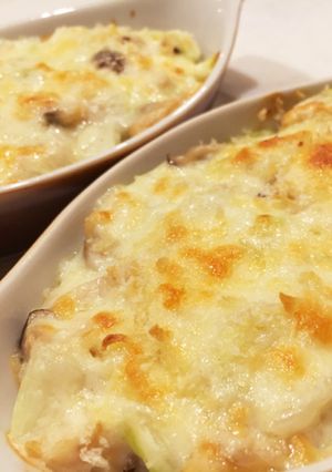子供も大好き！アサリと白菜のグラタン-レシピのメイン写真