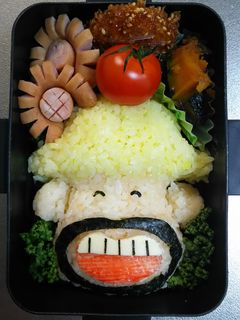 旦那⭐キャラ弁 カールおじさん-レシピのメイン写真
