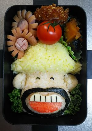 旦那⭐キャラ弁 カールおじさん-レシピのメイン写真