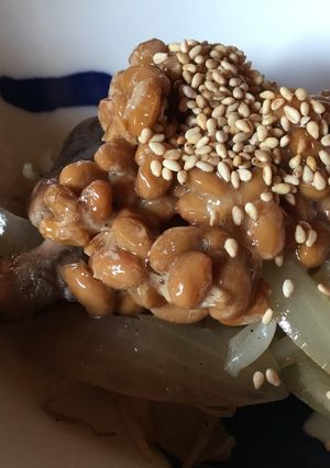 野菜炒めの納豆のせ-レシピのメイン写真