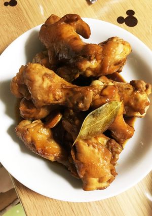 手羽元の醤油と酢の簡単煮-レシピのメイン写真