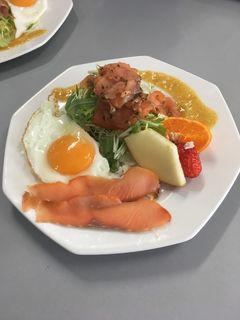 朝食スモークサーモン-レシピのメイン写真