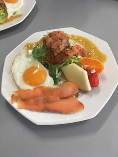 朝食スモークサーモン-レシピのメイン写真