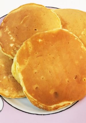 卵オイル不使用！みかんのホットケーキ♡-レシピのメイン写真