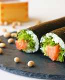 サーモンとアボカドのサラダ恵方巻☆