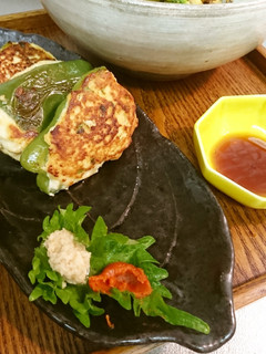 ピーマンのササミひき肉詰め-レシピのメイン写真
