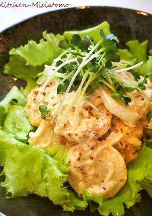 焼き長芋と帆立缶のサラダ-レシピのメイン写真