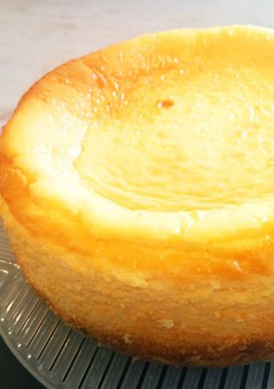 水切りヨーグルトのべイクドチーズケーキ♡-レシピのメイン写真