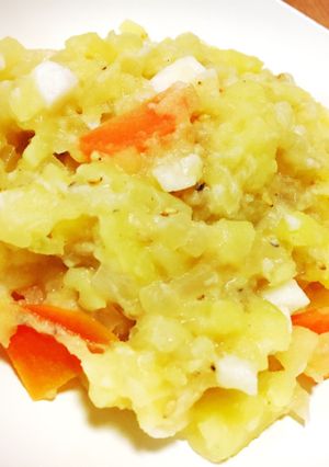 【簡単】やまいも入り和風ポテトサラダ-レシピのメイン写真