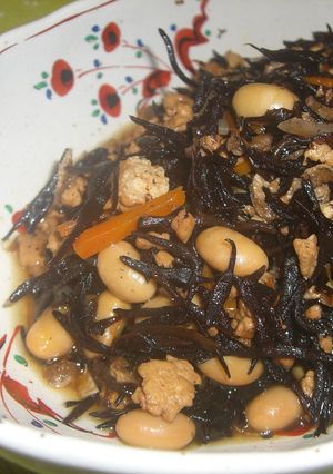 義母が大絶賛！大豆た～っぷりひじき煮-レシピのメイン写真