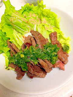 ねぎ塩焼き肉-レシピのメイン写真