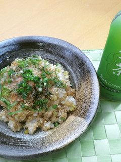 美人レシピ・たくあん入り和風チャーハン-レシピのメイン写真