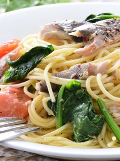 あめごとトマトのパスタ-レシピのメイン写真