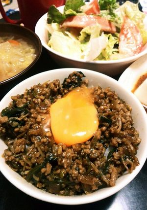 肉味噌丼-レシピのメイン写真