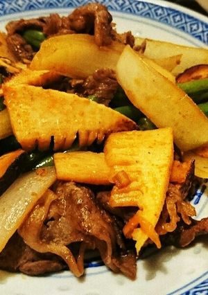 牛肉といんげん炒め…決め手はケチャップ☆-レシピのメイン写真