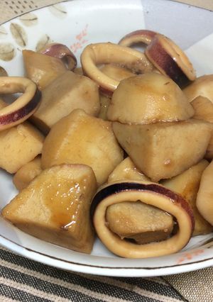 里芋とイカの煮物-レシピのメイン写真