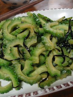 ゴーヤの塩昆布炒め-レシピのメイン写真