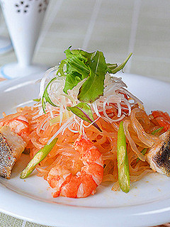 乾燥こんにゃくでトムヤムパスタ風♪-レシピのメイン写真