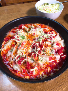 簡単! 冷凍餃子でラザニア風!-レシピのメイン写真