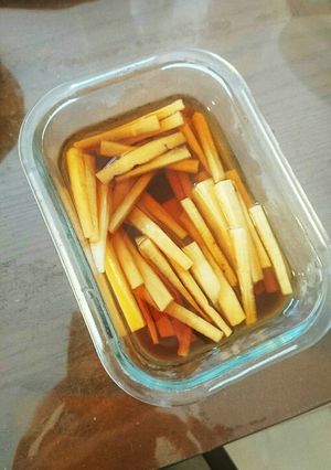 大根の皮のポン酢漬け-レシピのメイン写真