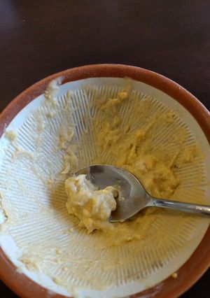 固茹で卵黄バナナ牛乳-レシピのメイン写真