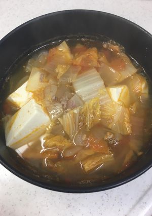 脂肪燃焼スープ 丸美屋の麻婆豆腐の素！-レシピのメイン写真