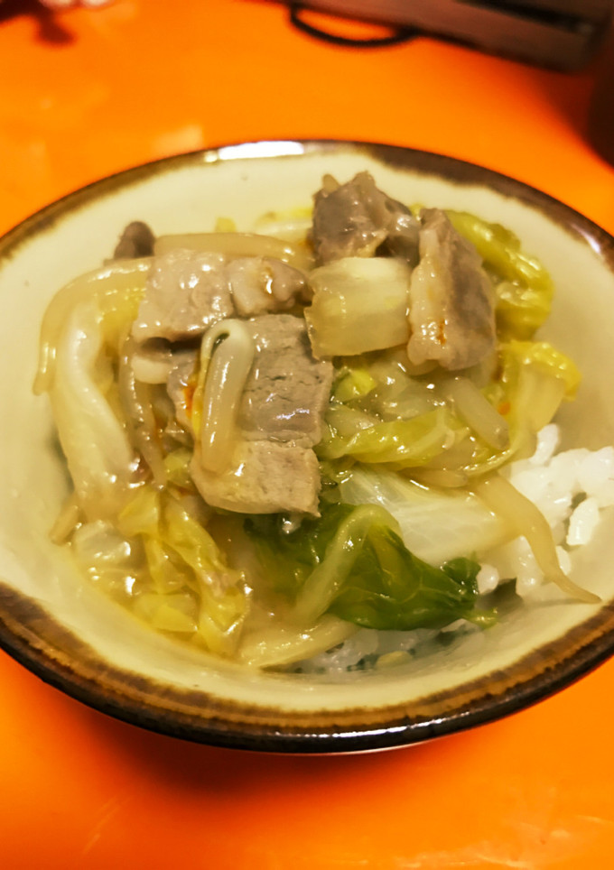 白菜もやし豚肉の中華風とろみあんかけ-レシピのメイン写真