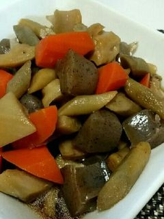 食物繊維たっぷり☆根菜の煮物-レシピのメイン写真